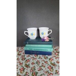 Brickoven Stoneware Floral Mugs